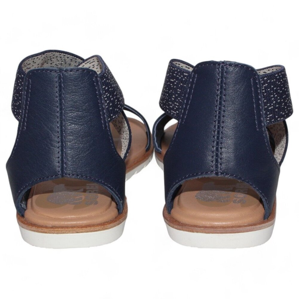 SOREL Women's Ella II Leather Sandals, Nocturnal Blue Multiple Size US 6.5 NEW - Picture 6 of 12